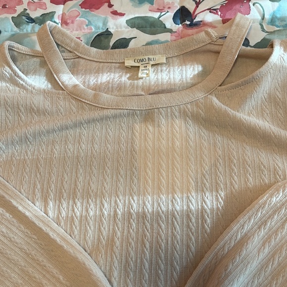 Como Blu 3/4 Sleeve Scoop Open Neck 1X - Picture 7 of 11